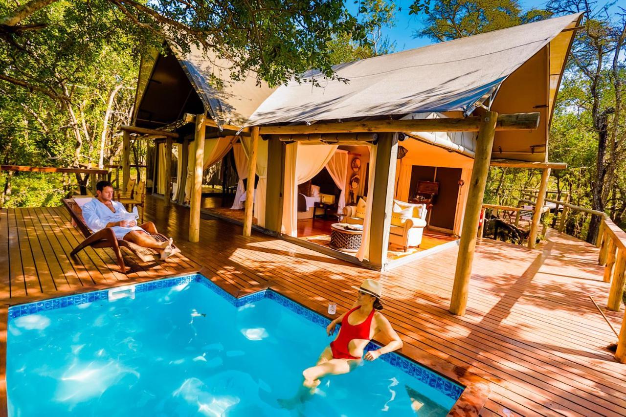 Rhino Sands Safari Camp Manyoni Private Game Reserve Exteriör bild